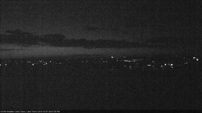 Lake Travis webcam, October 1, 2019 7:10 PM CT