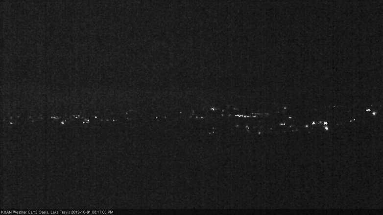 Lake Travis webcam, October 1, 2019 7:20 PM CT