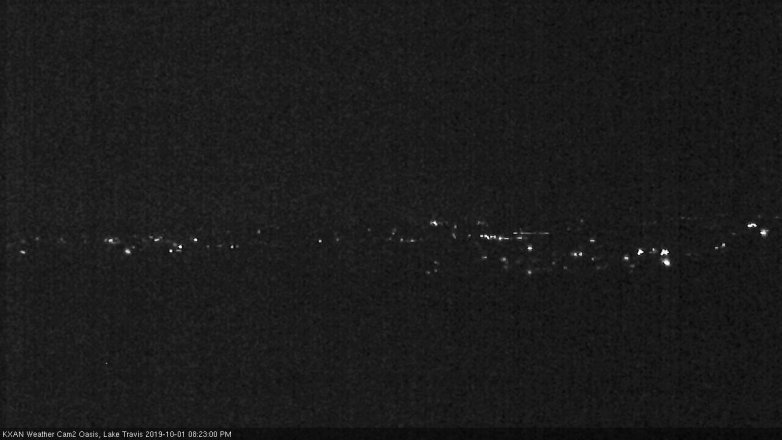 Lake Travis webcam, October 1, 2019 7:25 PM CT