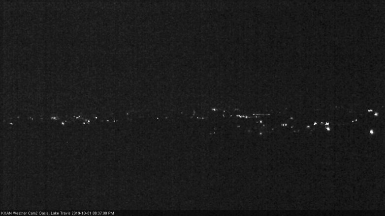 Lake Travis webcam, October 1, 2019 7:40 PM CT