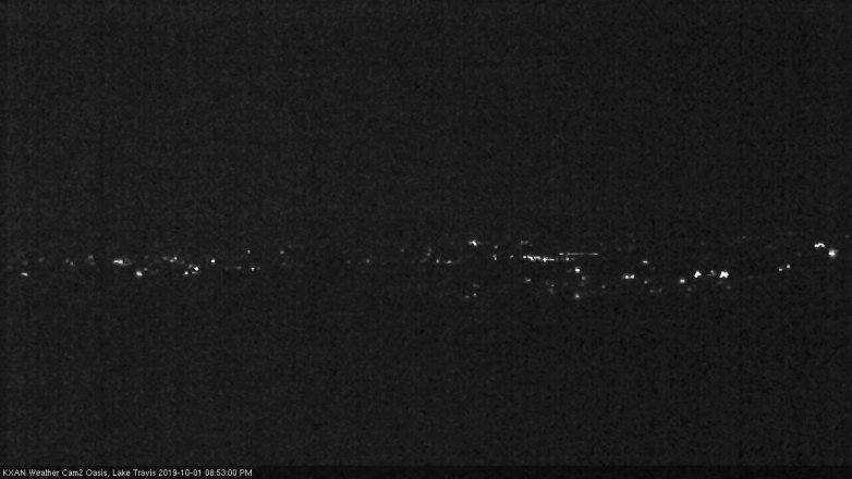 Lake Travis webcam, October 1, 2019 7:55 PM CT