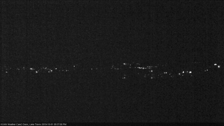 Lake Travis webcam, October 1, 2019 8:40 PM CT