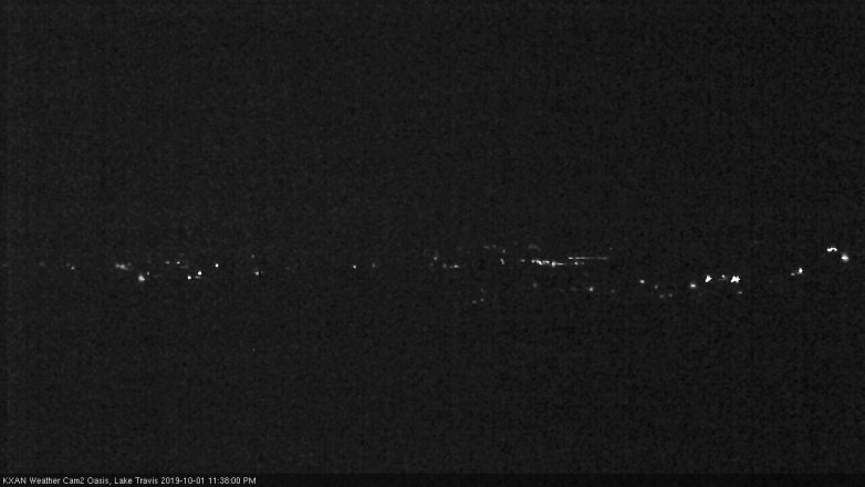Lake Travis webcam, October 1, 2019 10:40 PM CT