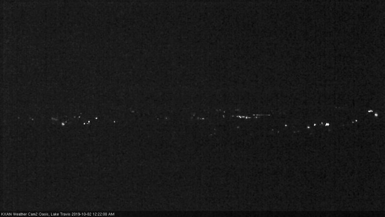 Lake Travis webcam, October 1, 2019 11:25 PM CT
