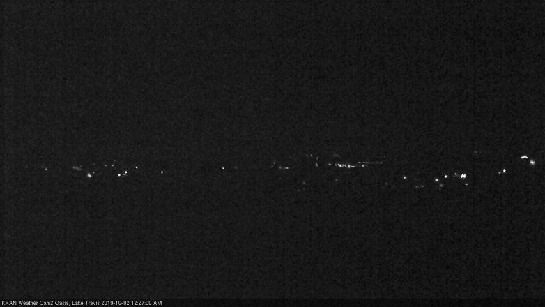 Lake Travis webcam, October 1, 2019 11:30 PM CT
