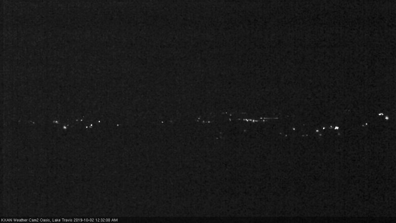 Lake Travis webcam, October 1, 2019 11:35 PM CT