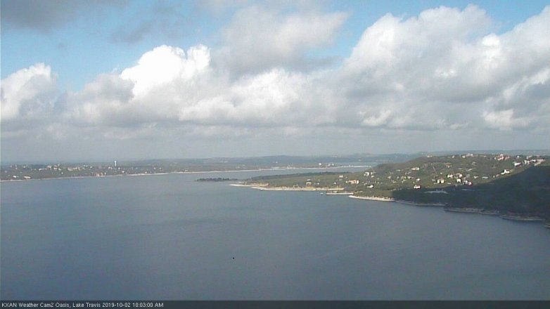 Lake Travis webcam, October 2, 2019 9:05 AM CT
