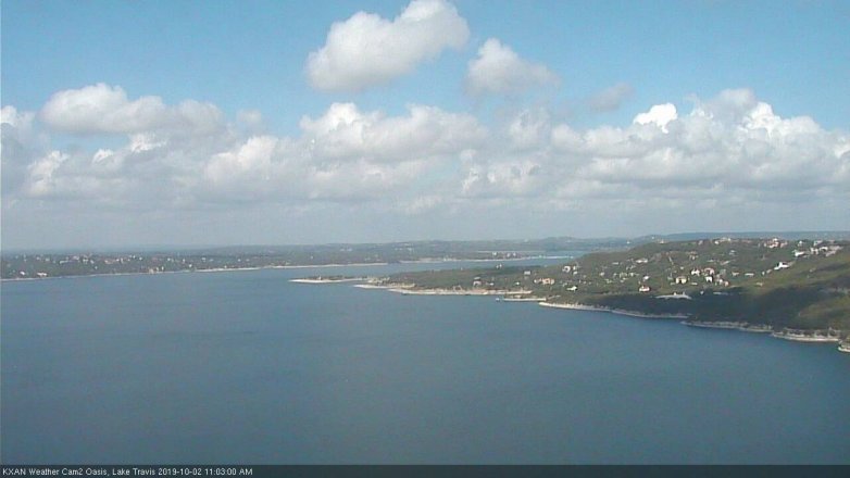 Lake Travis webcam, October 2, 2019 10:05 AM CT