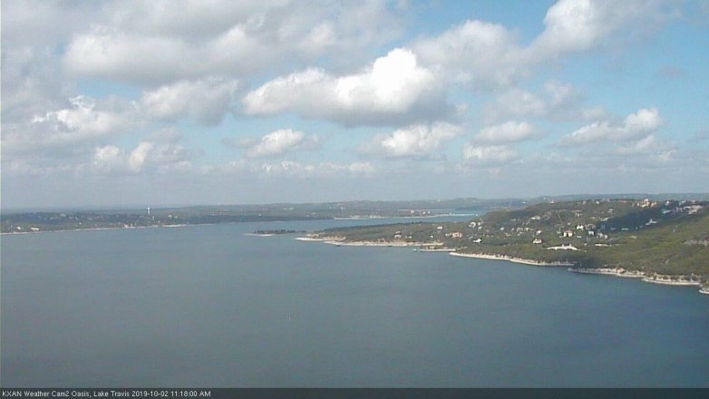 Lake Travis webcam, October 2, 2019 10:20 AM CT