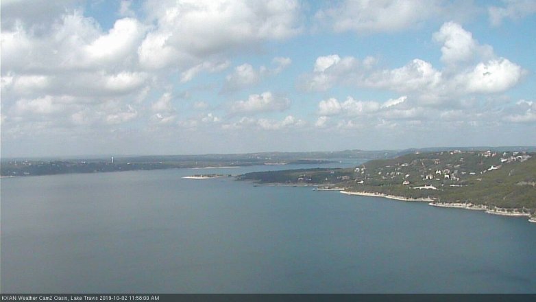 Lake Travis webcam, October 2, 2019 11:00 AM CT