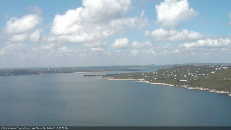 Lake Travis webcam, October 2, 2019 11:05 AM CT