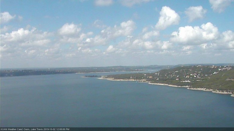 Lake Travis webcam, October 2, 2019 11:10 AM CT
