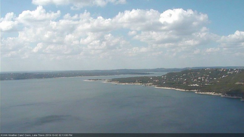 Lake Travis webcam, October 2, 2019 1:15 PM CT