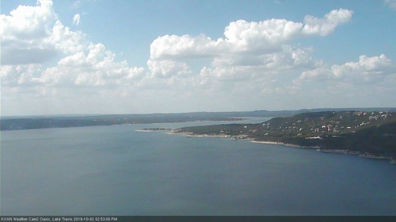 Lake Travis webcam, October 2, 2019 1:55 PM CT