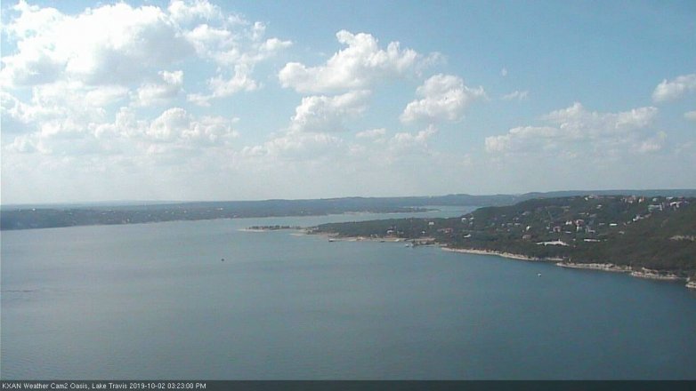 Lake Travis webcam, October 2, 2019 2:25 PM CT