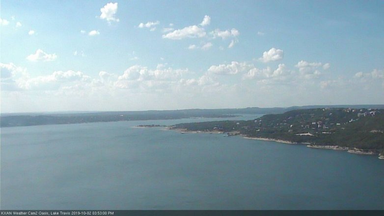 Lake Travis webcam, October 2, 2019 2:55 PM CT