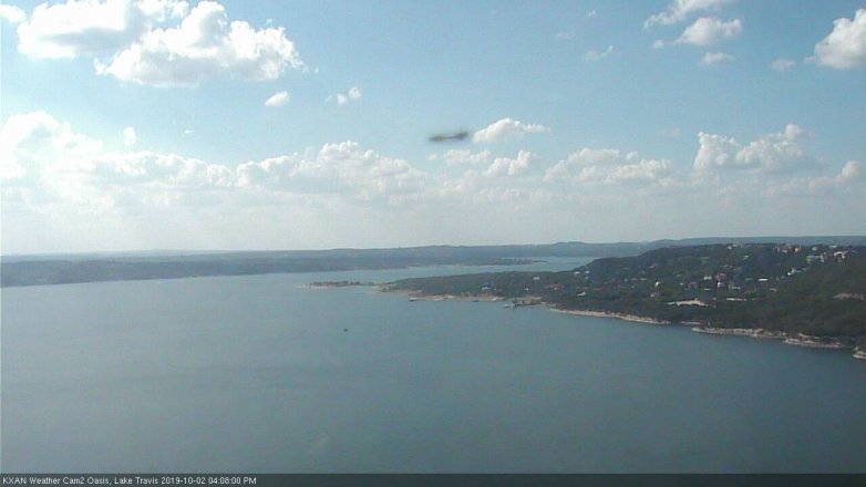 Lake Travis webcam, October 2, 2019 3:10 PM CT