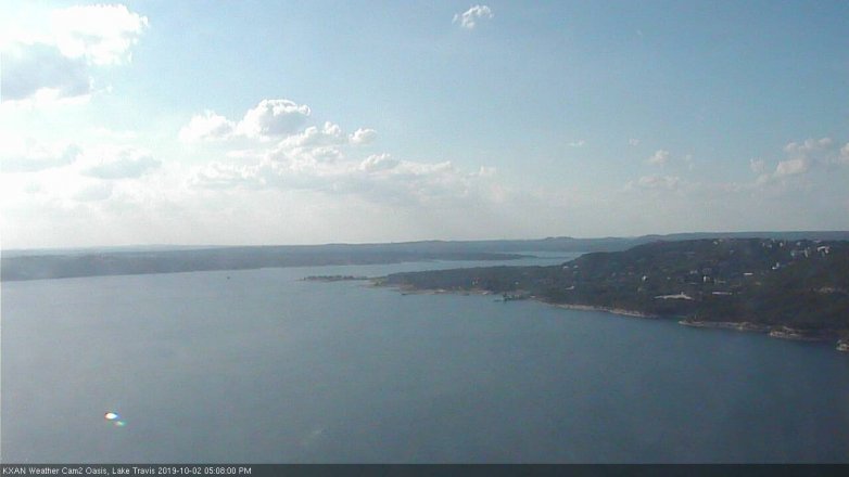 Lake Travis webcam, October 2, 2019 4:10 PM CT