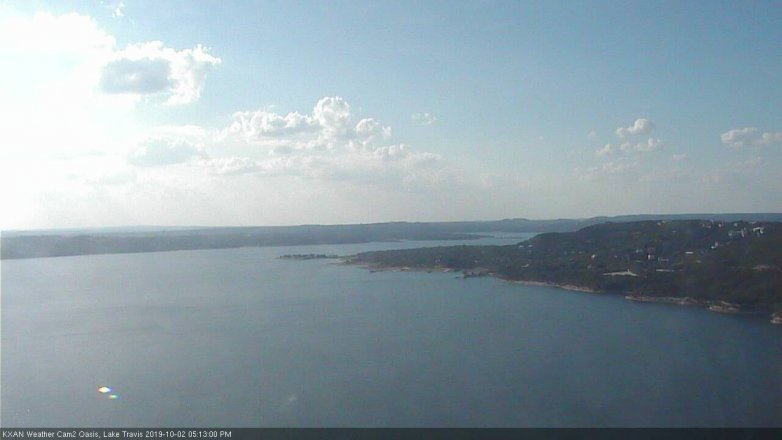 Lake Travis webcam, October 2, 2019 4:15 PM CT