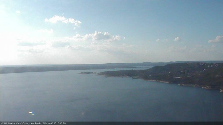 Lake Travis webcam, October 2, 2019 4:20 PM CT