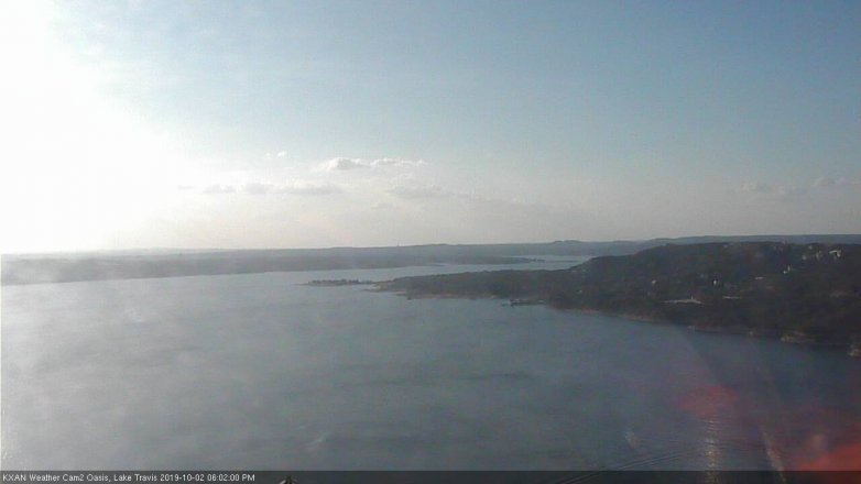 Lake Travis webcam, October 2, 2019 5:05 PM CT