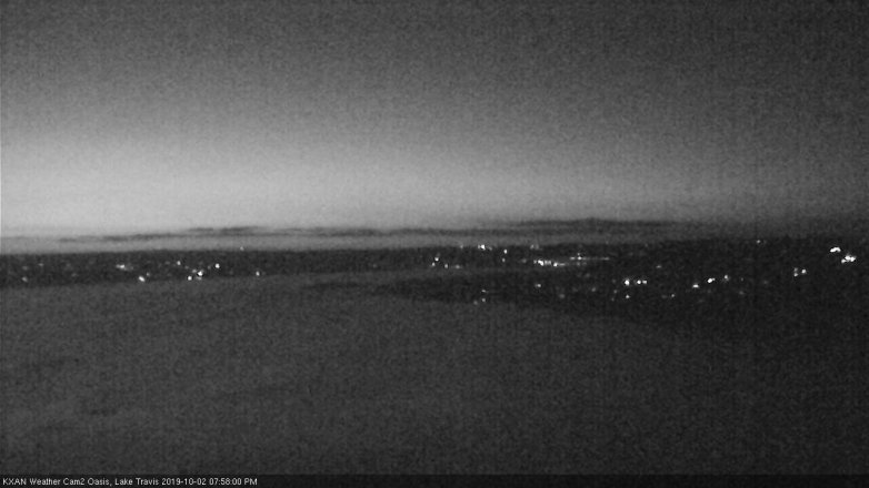 Lake Travis webcam, October 2, 2019 7:00 PM CT