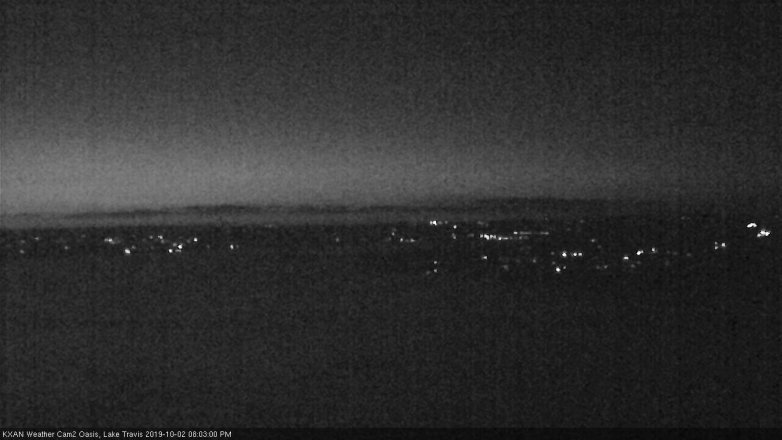 Lake Travis webcam, October 2, 2019 7:05 PM CT