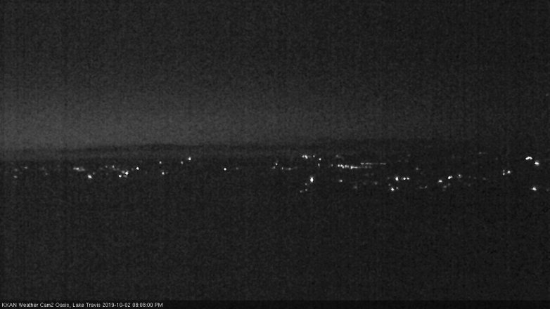 Lake Travis webcam, October 2, 2019 7:10 PM CT