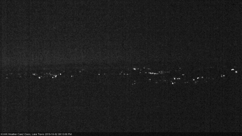 Lake Travis webcam, October 2, 2019 7:15 PM CT