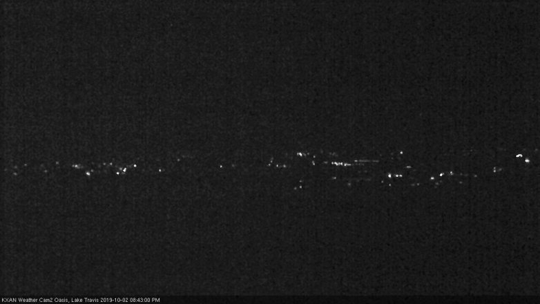 Lake Travis webcam, October 2, 2019 7:45 PM CT