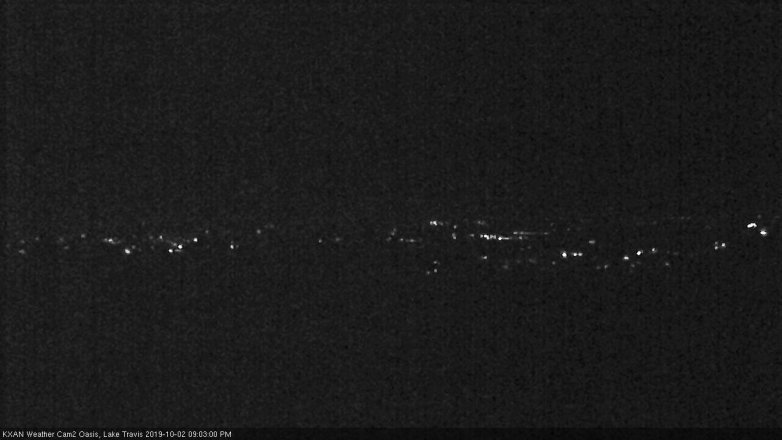 Lake Travis webcam, October 2, 2019 8:05 PM CT