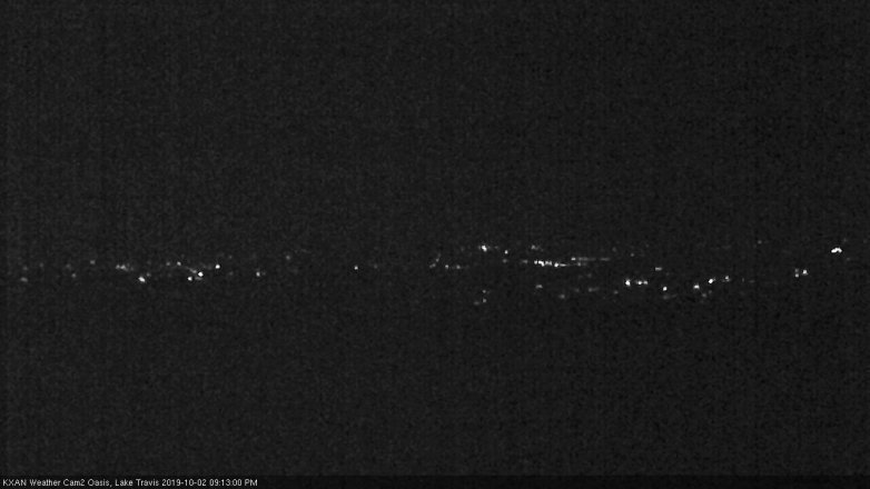 Lake Travis webcam, October 2, 2019 8:15 PM CT