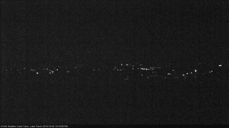 Lake Travis webcam, October 2, 2019 9:20 PM CT