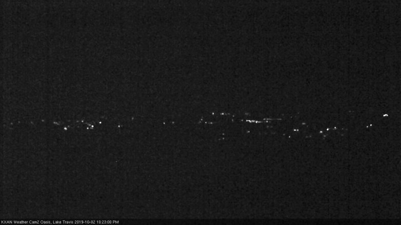 Lake Travis webcam, October 2, 2019 9:25 PM CT