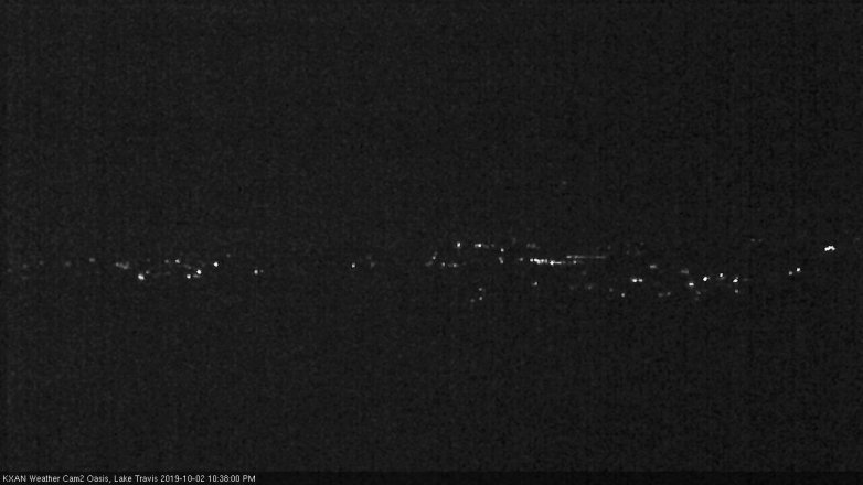 Lake Travis webcam, October 2, 2019 9:40 PM CT