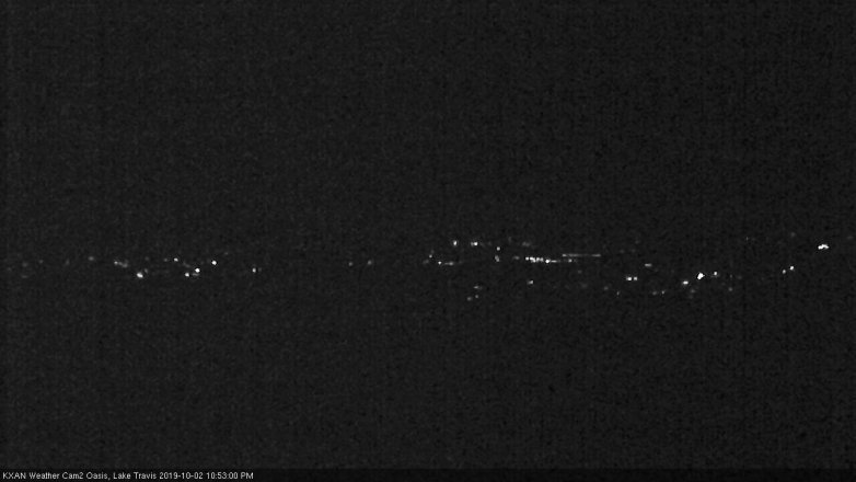 Lake Travis webcam, October 2, 2019 9:55 PM CT