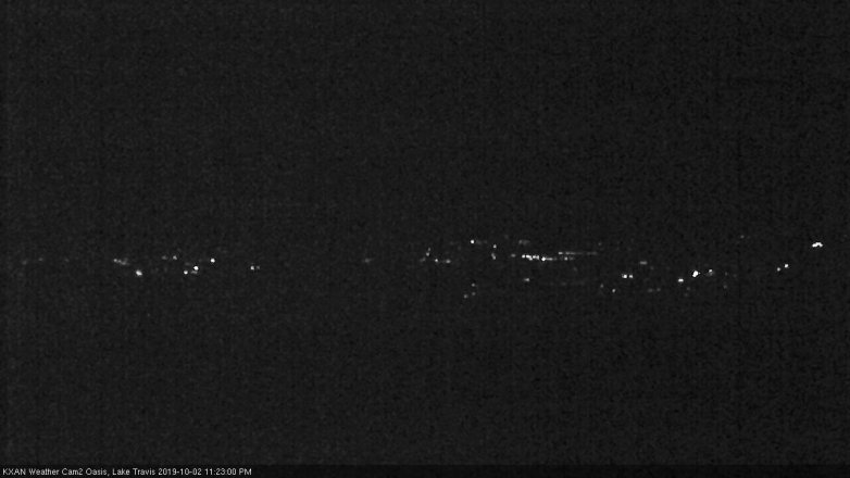 Lake Travis webcam, October 2, 2019 10:25 PM CT