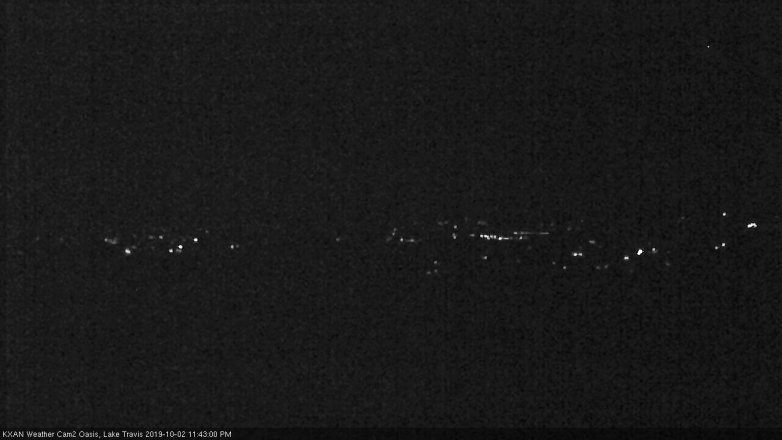 Lake Travis webcam, October 2, 2019 10:45 PM CT