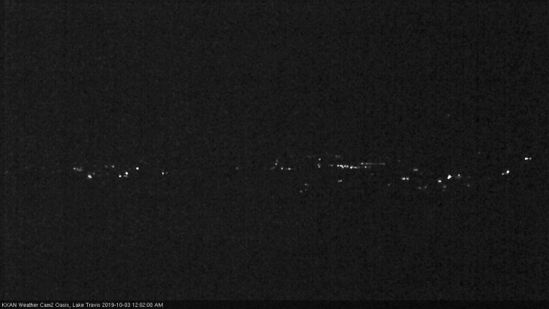 Lake Travis webcam, October 2, 2019 11:05 PM CT