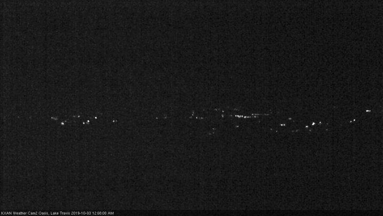 Lake Travis webcam, October 2, 2019 11:10 PM CT