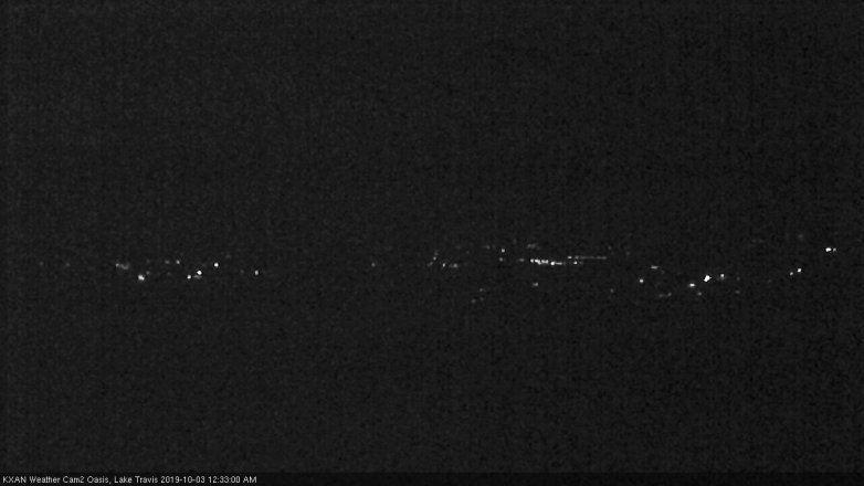 Lake Travis webcam, October 2, 2019 11:35 PM CT