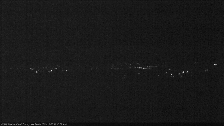Lake Travis webcam, October 2, 2019 11:45 PM CT