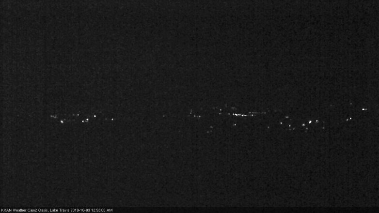 Lake Travis webcam, October 2, 2019 11:55 PM CT