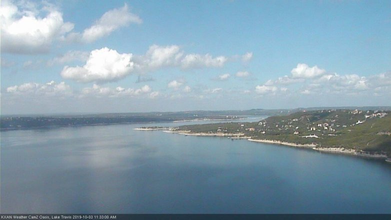 Lake Travis webcam, October 3, 2019 10:35 AM CT