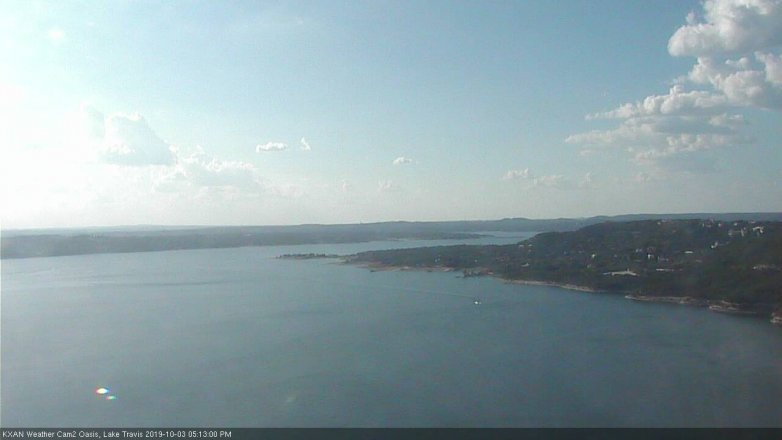 Lake Travis webcam, October 3, 2019 4:15 PM CT