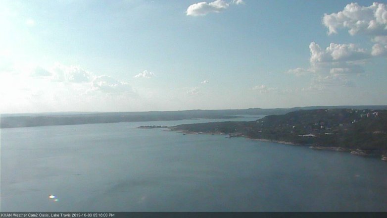 Lake Travis webcam, October 3, 2019 4:20 PM CT