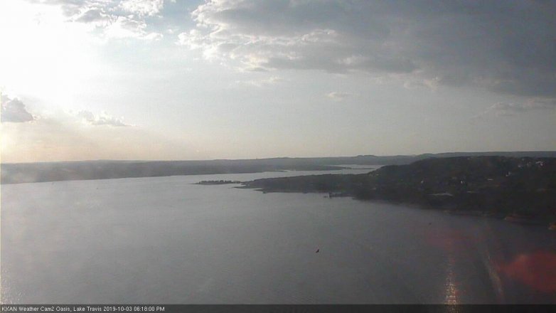 Lake Travis webcam, October 3, 2019 5:20 PM CT