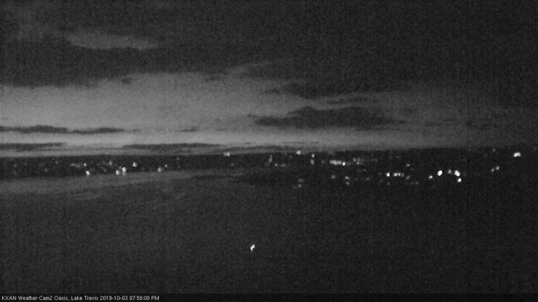 Lake Travis webcam, October 3, 2019 7:00 PM CT