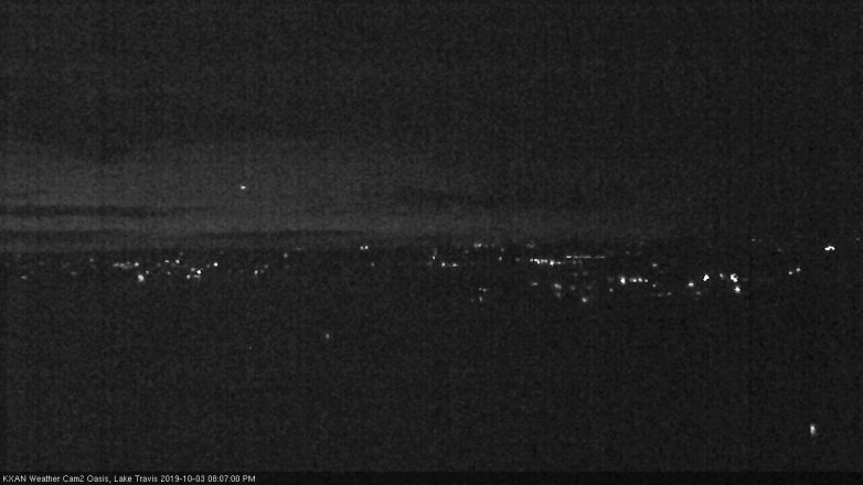 Lake Travis webcam, October 3, 2019 7:10 PM CT