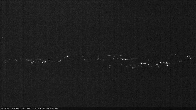 Lake Travis webcam, October 3, 2019 7:35 PM CT